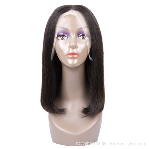 10a 13x6x2 Mink Brazilian Virgin Raw 100% Human Hair Lace Wigs,180 Density Middle Part Lace Front Short Curly Natural  Bob Wigs